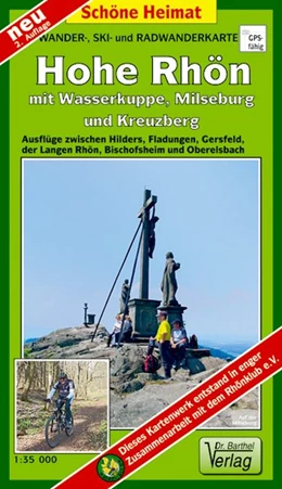 Abbildung von Wander-, Ski- und Radwanderkarte Hohe Rhön mit Wasserkuppe, Milseburg und Kreuzberg 1 : 35 000 | 2. Auflage | 2017 | beck-shop.de