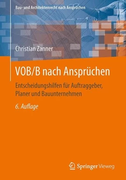 Abbildung von Zanner | VOB/B nach Ansprüchen | 6. Auflage | 2017 | beck-shop.de