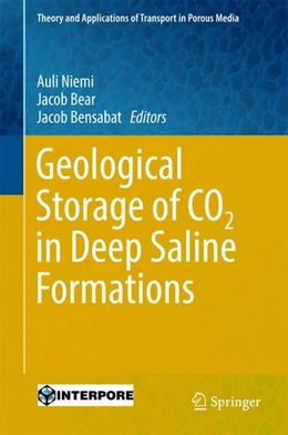 Abbildung von Niemi / Bear | Geological Storage of CO2 in Deep Saline Formations | 1. Auflage | 2017 | beck-shop.de