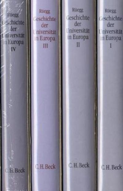 Cover: Rüegg, Walter, Geschichte der Universität in Europa