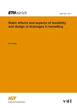 Abbildung von Sara | Static Effects and Aspects of Feasibility and Design of Drainages in Tunnelling | 1. Auflage | 2017 | beck-shop.de