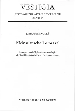 Abbildung von Nollé, Johannes | Kleinasiatische Losorakel | 1. Auflage | 2007 | 57 | beck-shop.de