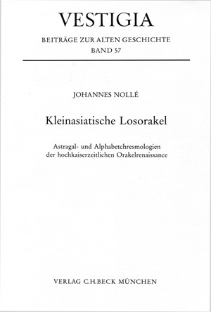 Cover: Johannes Nollé, Kleinasiatische Losorakel