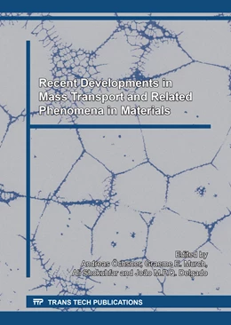 Abbildung von ?chsner / Murch | Recent Developments in Mass Transport and Related Phenomena in Materials | 1. Auflage | 2017 | Volume 371 | beck-shop.de