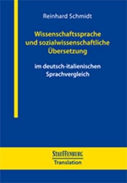 Abbildung von Schmidt | Wissenschaftssprache und sozialwissenschaftliche Übersetzung | 1. Auflage | 2017 | beck-shop.de