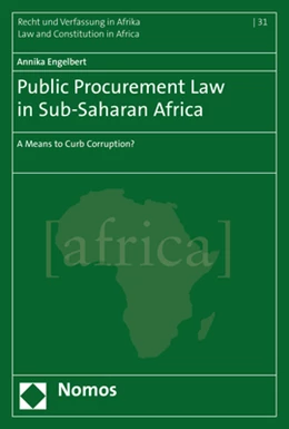 Abbildung von Engelbert | Public Procurement Law in Sub-Saharan Africa | 1. Auflage | 2017 | 31 | beck-shop.de