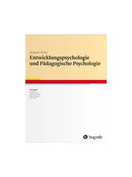 Abbildung von Zeitschrift für Entwicklungspsychologie und Pädagogische Psychologie | 50. Auflage | 2024 | beck-shop.de