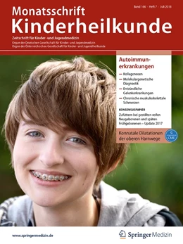 Abbildung von Monatsschrift Kinderheilkunde | 166. Auflage | 2024 | beck-shop.de