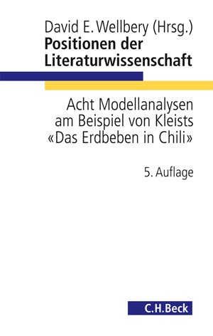 Cover: , Positionen der Literaturwissenschaft