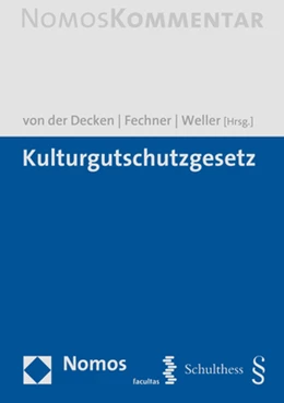 Abbildung von von der Decken / Fechner | Kulturgutschutzgesetz | 1. Auflage | 2020 | beck-shop.de