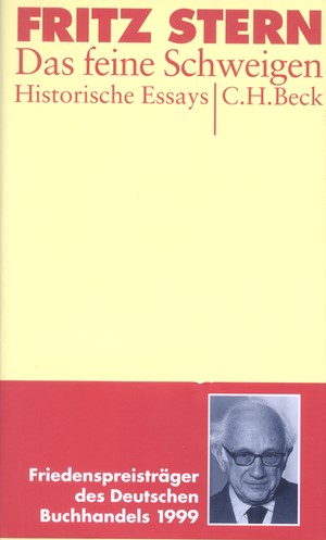 Cover: Fritz Stern, Das feine Schweigen