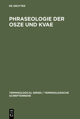 Abbildung von Phraseologie der OSZE und KVAE | 1. Auflage | 1997 | 6 | beck-shop.de