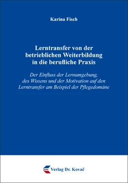 Abbildung von Fisch | Lerntransfer von der betrieblichen Weiterbildung in die berufliche Praxis | 1. Auflage | 2017 | 22 | beck-shop.de