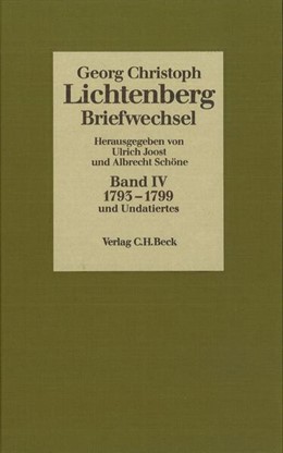 Cover: Lichtenberg, Georg Christoph, 1793-1799