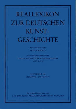 Abbildung von Schmitt, Otto | Reallexikon Dt. Kunstgeschichte 106. Lieferung: Fleuronne - Flocktapete | 1. Auflage | 1997 | beck-shop.de