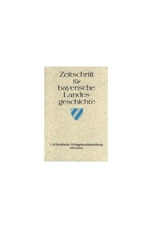 Cover: , Zeitschrift für bayerische Landesgeschichte Band 80 Heft 1/2017