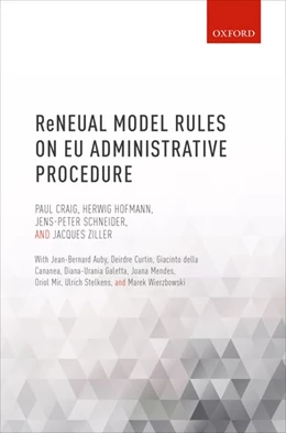 Abbildung von Craig / Hofmann | ReNEUAL Model Rules on EU Administrative Procedure | 1. Auflage | 2017 | beck-shop.de