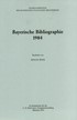 Cover:, Bayerische Bibliographie  1984