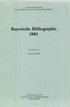 Cover:, Bayerische Bibliographie  1985