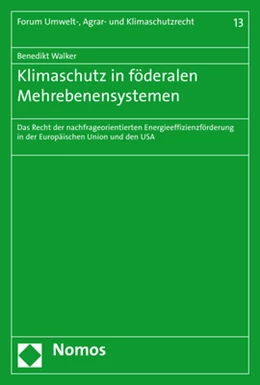 Abbildung von Walker | Klimaschutz in föderalen Mehrebenensystemen | 1. Auflage | 2017 | beck-shop.de