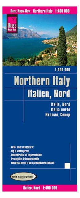 Abbildung von Reise Know-How Landkarte Italien, Nord 1 : 400.000 | 3. Auflage | 2017 | beck-shop.de