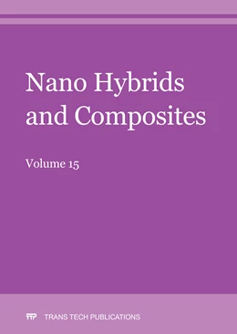 Abbildung von Nano Hybrids and Composites Vol. 15 | 1. Auflage | 2017 | Volume 15 | beck-shop.de