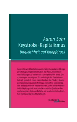 Abbildung von Sahr | Keystroke-Kapitalismus | 1. Auflage | 2017 | beck-shop.de