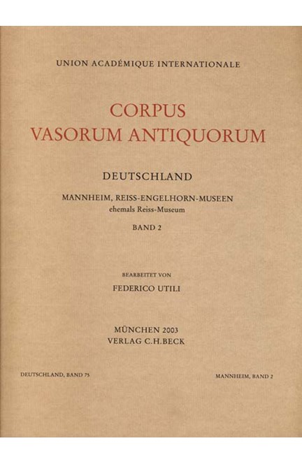 Cover: , Corpus Vasorum Antiquorum Deutschland Bd. 75  Mannheim Bd. II