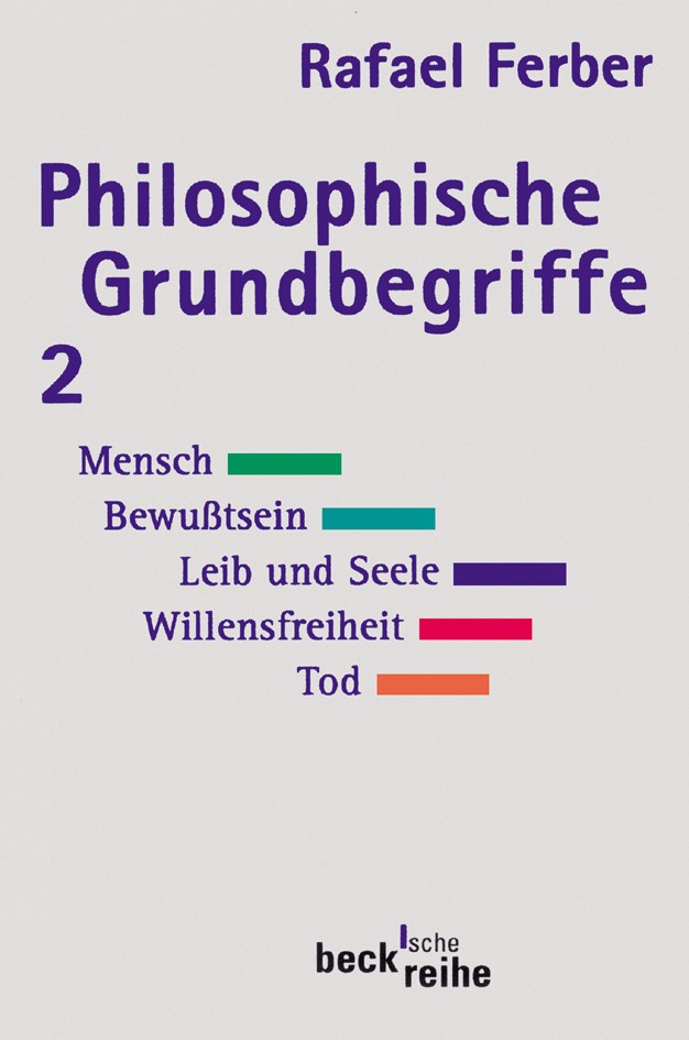 Cover: Ferber, Rafael, Philosophische Grundbegriffe 2
