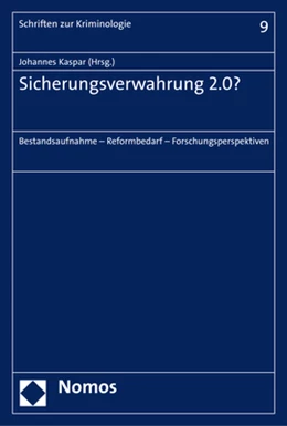 Abbildung von Kaspar | Sicherungsverwahrung 2.0? | 1. Auflage | 2017 | 9 | beck-shop.de