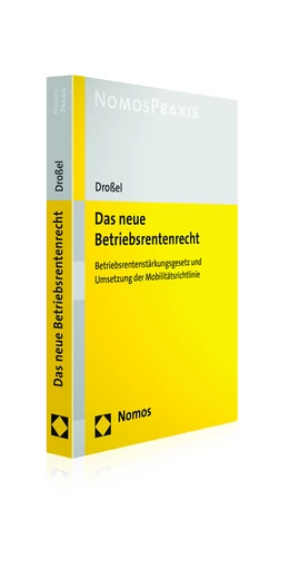 Abbildung von Droßel | Das neue Betriebsrentenrecht | 1. Auflage | 2018 | beck-shop.de