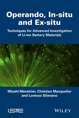 Abbildung von Masquelier / Stievano | In Situ and Operando Investigation of Batteries and Battery Materials | 1. Auflage | 2026 | beck-shop.de