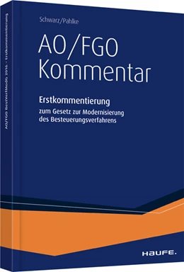 Abbildung von AO/FGO Erstkommentierung zum Modernisierungsgesetz des Besteuerungsverfahrens | 1. Auflage | 2017 | beck-shop.de