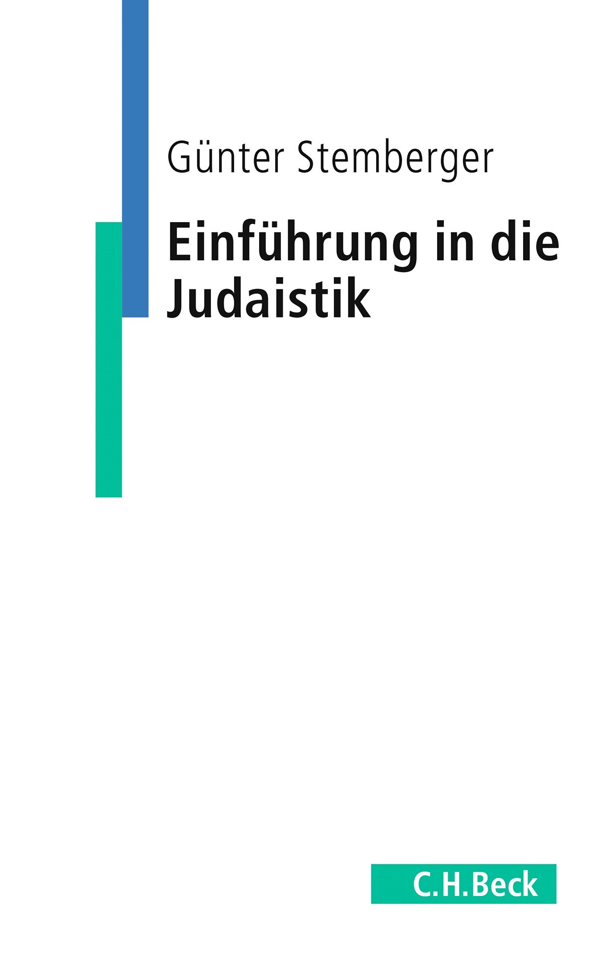 Cover: Stemberger, Günter, Einführung in die Judaistik