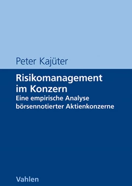 Abbildung von Kajüter | Risikomanagement im Konzern | 1. Auflage | 2012 | beck-shop.de