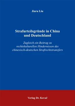 Abbildung von Liu | Strafurteilsgründe in China und Deutschland | 1. Auflage | 2017 | 26 | beck-shop.de
