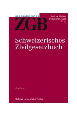 Abbildung von Büchler / Jakob | Schweizerisches Zivilgesetzbuch: ZGB | 2. Auflage | 2018 | beck-shop.de