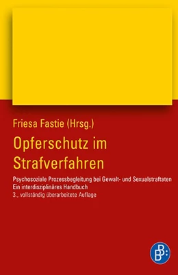 Abbildung von Fastie | Opferschutz im Strafverfahren | 3. Auflage | 2017 | beck-shop.de