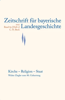 Abbildung von Zeitschrift für bayerische Landesgeschichte | 1. Auflage | | beck-shop.de