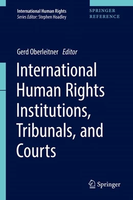 Abbildung von Oberleitner | International Human Rights Institutions, Tribunals, and Courts | 1. Auflage | 2018 | beck-shop.de