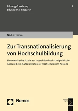 Abbildung von Fromm | Zur Transnationalisierung von Hochschulbildung | 1. Auflage | 2017 | 1 | beck-shop.de