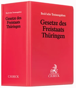 Abbildung von Gesetze des Freistaats Thüringen | 81. Auflage | 2023 | beck-shop.de