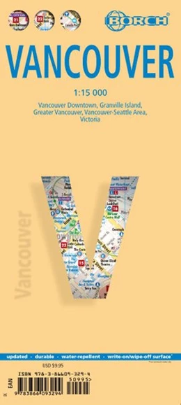 Abbildung von Vancouver 1 : 15 000. City Center Map | 9. Auflage | 2017 | beck-shop.de
