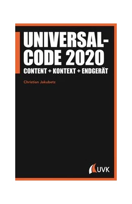 Abbildung von Jakubetz | Universalcode 2020 | 1. Auflage | 2016 | beck-shop.de