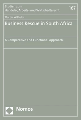Abbildung von Wilhelm | Business Rescue in South Africa | 1. Auflage | 2017 | 167 | beck-shop.de