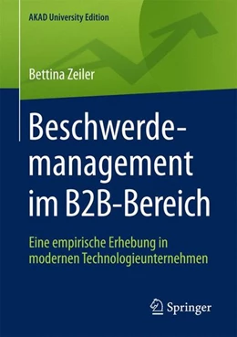 Abbildung von Zeiler | Beschwerdemanagement im B2B-Bereich | 1. Auflage | 2017 | beck-shop.de
