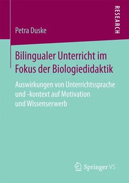 Abbildung von Duske | Bilingualer Unterricht im Fokus der Biologiedidaktik | 1. Auflage | 2016 | beck-shop.de