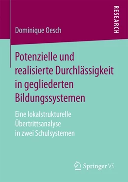 Abbildung von Oesch | Potenzielle und realisierte Durchlässigkeit in gegliederten Bildungssystemen | 1. Auflage | 2017 | beck-shop.de