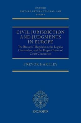 Abbildung von Hartley | Civil Jurisdiction and Judgments in Europe | 1. Auflage | 2017 | beck-shop.de