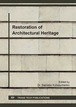 Abbildung von Kolisnychenko | Restoration of Architectural Heritage | 1. Auflage | 2017 | Volume 6 | beck-shop.de